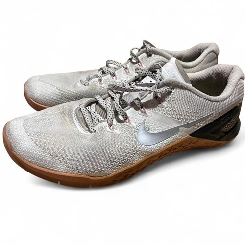 Nike white silver metcon - white, 4